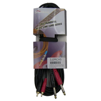 EVENT AUDIO 2J2RCA5 - 5m 2x Jack male to 2x RCA male signal lead