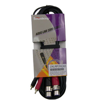 EVENT AUDIO 2XLRF2RCA5 - 5m 2x XLR 3 pin female to 2x RCA male signal lead