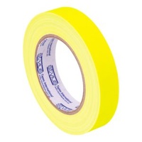 STYLUS YELLOW FLURO TAPE 24MM X25M STD