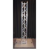 ALUTRUSS TRI TRUSS UPRIGHT WITH 900MM ALUMINIUM BASE PLATE