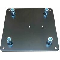 BLACK TOP / BASE PLATE 350 X 350 X 8MM PLATE FOR 290MM BOX TRUSS OR TRI-TRUSS