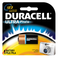 Duracell Procell DL123AB Battery 3V Lithium - Single Battery