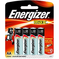 Energizer AA Alkaline Battry - 4 Pack