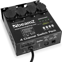 Beamz DMX-004DII 4-Channel DMX Switch Pack