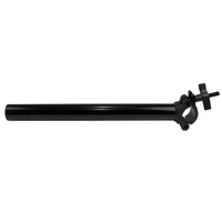 Event Lighting  BOOMARM105B - 0.5m Boom Arm Pole with Single Pipe Clamp (Black)