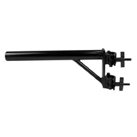 Event Lighting  BOOMARM205B - 0.5m Boom Arm Pole with Double Pipe Clamp (Black)