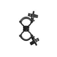 Event Lighting  CLAMPDP38B - Aluminium Double Swivel Pipe Clamp (Suits 35-40mm) - Black