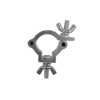 Event Lighting  CLAMPP25LS - Aluminium Pipe Clamp (Suits 23-27mm) - Silver