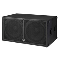 Wharfedale DELTA218B Double 18" Passive 1600W RMS Subwoofer. 2 high output, low distortion 18" cast frame woofers with 3" voice coils.