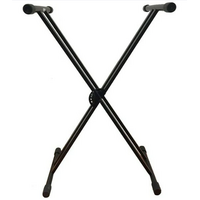 DL Double X-Frame Height Adjustable Keyboard Stand