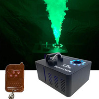 DL Geyser Vertical 1000W Tri-color RGB LED Fog Machine with DMX, Timer and Wireless Remote Control