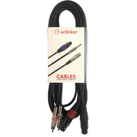 RFA600-03 XLR Female to RCA 3M