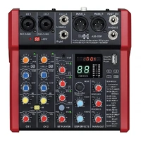 E-lektron A28 DSP FX Studio Audio Mixer 6-Channel with Bluetooth USB Play Audio interface