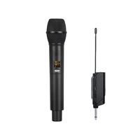 E-lektron U1 Dynamic UHF 20 Channels Tunable Universal 1 Wireless Handheld Microphone System With Mini Plug Receiver