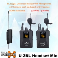 E-Lektron 2.4G wireless lavalier Microphone with charging case clip-on plug & play for iPhone iPad & Android live stream video recording