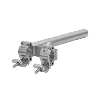 EVENT LIGHTING  BOOMARM205 - 0.5m Boom Arm Pole with Double Pipe Clamp