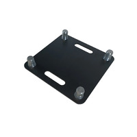 EVENT LIGHTING  TB300ABK - 290mm Aluminium Spigot Box Truss Top Plate (300mm, Black)