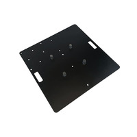 EVENT LIGHTING  TB750ABK - 290mm Aluminium Spigot Box Truss Top Plate (750mm, black)