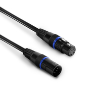Event Lighting XLR5M5F5 - 5m XLR 5 pin male to female DMX CABLE