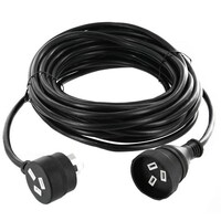 Piggyback Extension Lead Black 15 Meter
