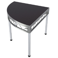 GLOBAL TRUSS 1.2mR (2.4mØ) 90° Curved Performer Stage – Carpet