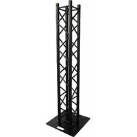 BOX TRUSS BLACK UPRIGHT STAND - BOX TRUSS STAND PACKAGE, 600MM BASE PLATE