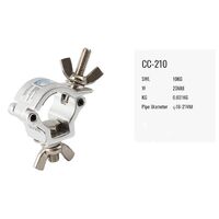 CLAMP - MINI COUPLER FITS 18-21MM TRUSS WEBBING / TUBING / PIPE TUV LOAD RATED 10KG