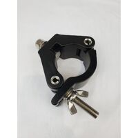 60MM CLAMP BLACK- ALUMINIUM COUPLER SUIT 58-61MM TRUSS / PIPE TUV LOAD RATED 750KG