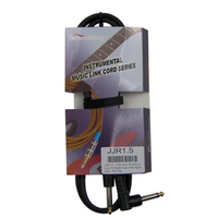 EVENT AUDIO JJR1.5 - 1.5m Jack TS male to Jack TS Right Angle male signal lead