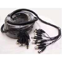 SL001 12 CHANNEL BALANCED XLR 6M MULTICORE LOOM