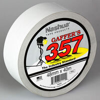 Nashua 357 Gaffer Tape 40 metre x 48mm (2") (WHITE)