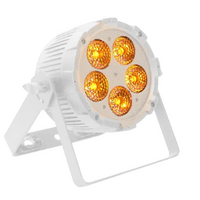 EVENT LIGHTING  PAR5VW-WH - Indoor Pro Par with 5 x 6W WW/CW/A LEDs (White)