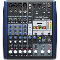 Presonus StudioLive AR8c 8-Ch Mixer w/ Bluetooth & USB Multitrack Recording