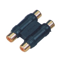 SoundKing RFRF22P 2 PACK Double RCA-F to Double RCA-F Adapter