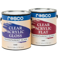ROSCO CLEAR ACRYLIC GLAZES - 3.79 LITRES