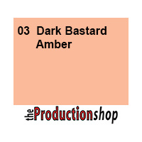 Rosco Supergel #03 Dark Bastard Amber Filter