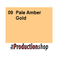 Rosco Supergel #09 Pale Amber Gold Filter ROLL