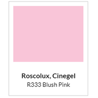 Rosco Roscolux #333 Blush Pink - 60cm x 7.6 metres (Roll)