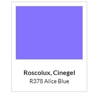 Rosco Roscolux #378 Alice Blue - 60cm x 50cm (Sheet)