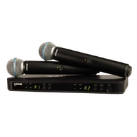 Shure BLX288B58-K14 Dual Wireless Handheld Microphone System