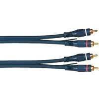 SoundKing SRSRGL1 2 x RCA-M to 2 x RCA-M Signal Lead with Ground Wire (3m)