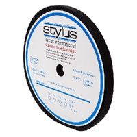 Stylus Double Sided Hook and Loop Roll - 19MM X 25M - BLACK