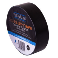 Stylus 399 Multipurpose Cloth Tape 36MM X 25M - BLACK