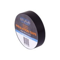 Stylus 520 PVC Electrical Insulation Tape - 18MM X 20M - BLACK