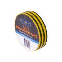 Stylus 520 PVC Electrical Insulation Tape - 18MM X 20M - GROUND