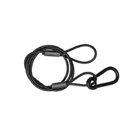 EVENT LIGHTING  SW3X800PB - 3mm Black Safety Wire