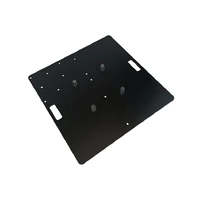 Event Lighting  TB750ABK - 290mm Aluminium Spigot Box Truss Base Plate (750mm, black)