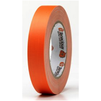 Tenacious FL166 Fluorescent Orange Cloth Matt Tape 24mm x 25m