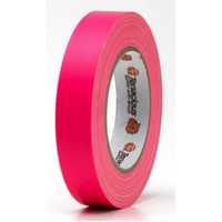 Tenacious FL166 Fluorescent Pink Cloth Matt Tape 24mm x 25m