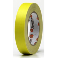Tenacious FL166 Fluorescent Yellow Cloth Matt Tape 24mm x 25m